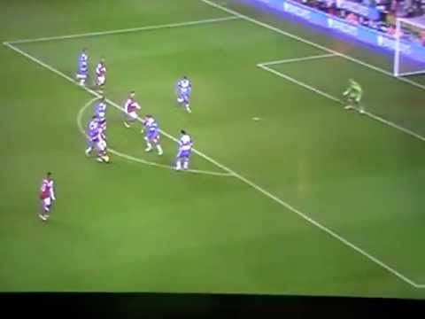 Santi Cazorla Hat-trick Goal - Reading vs Arsenal 17/12/2012