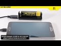Зарядний пристрій 2 в 1 + Power Bank Nitecore F1