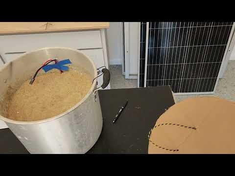 Sand Battery heater. Create free heat  of 500F using solar electricity! Texas Prepper Projects