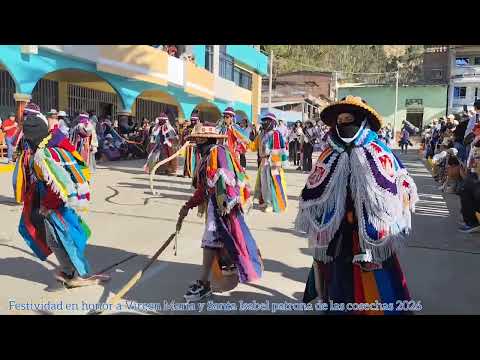 Huaylas Ancash// Festividad en honor a Virgen María y Santa Isabel patrona de las cosechas.