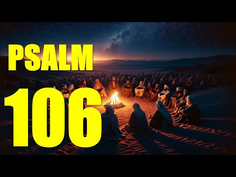 Psalm 106 Reading:  Give Thanks to the Lord, for He Is Good (With words - KJV)