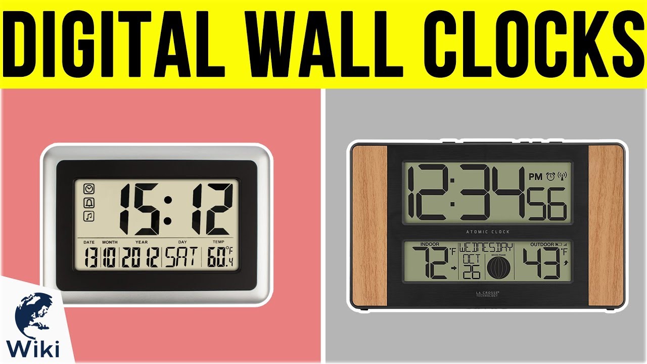 10 Best Digital Wall Clocks 2019