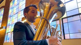 Paganini's Caprice No. 24, arranged for solo tuba