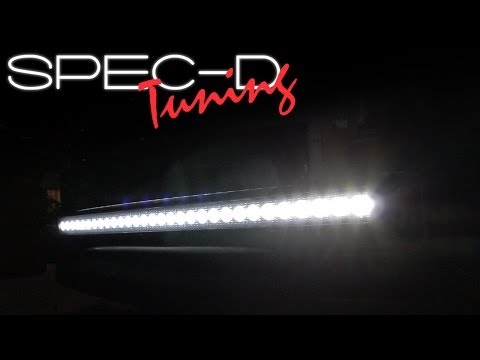 SPECDTUNING INSTALLATION VIDEO: UNIVERSAL LED FOG LIGHT