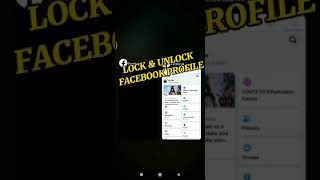How to Lock and Unlock facebook profile