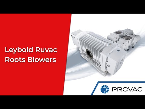 Leybold - RUVAC - Roots Vacuum Pumps