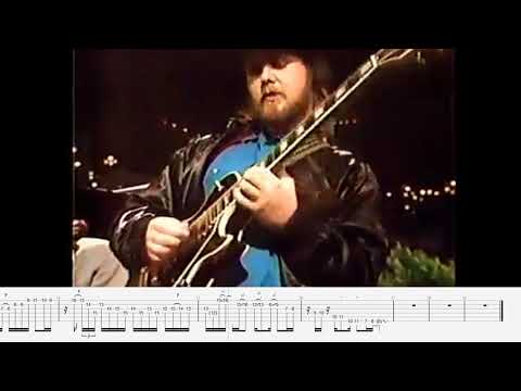 Absolutely CRAZY Clint Strong Merle Haggard Solo - Animated Tab