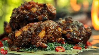 Serbian Ustipci – Traditional Meat and Cheese Balls Cooked on Fire