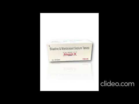 Bilastine 20 Mg Montelukast 10 Mg, 10*10 Tablets