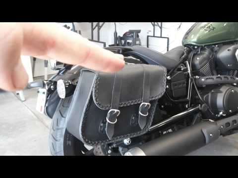 Willie & Max saddle bag follow-up. Yamaha Bolt