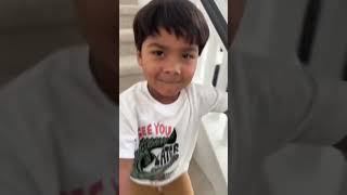 Calling my son weird names to see his reaction 😳 #shorts