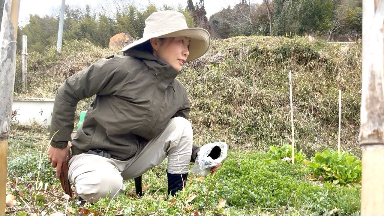 山歩き｜野鳥｜自然農｜踏み込み温床の準備