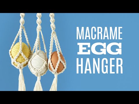 Macrame Designed Basket DIY
