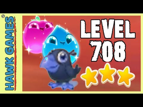 Farm Heroes Super Saga Level 708 - 3 Stars Walkthrough, No Boosters