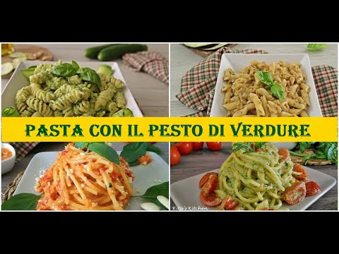 PASTA AL PESTO DI VERDURE-  4 ricette