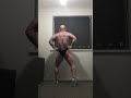 NABBA mr wales 2018 prep quarter turns and mandatory poses