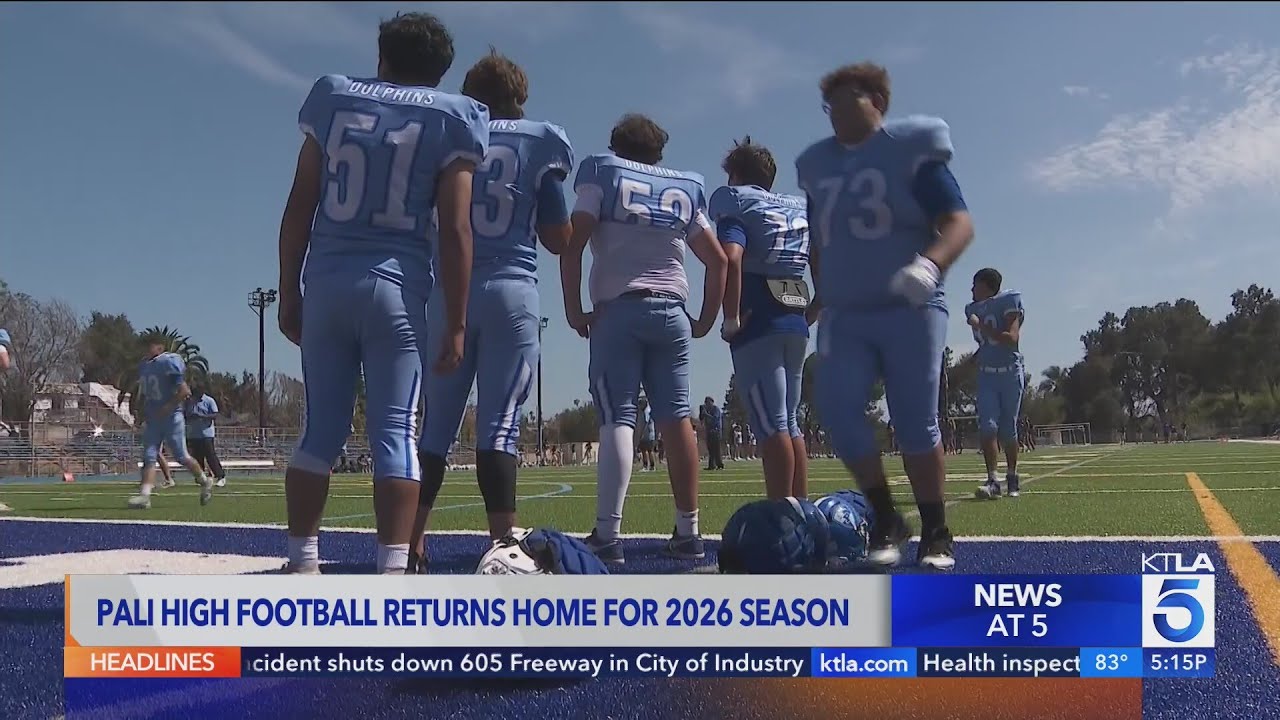 Video thumbnail for Pali High football returns home for 2026 season after Palisades Fire