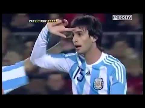 Gol de Pastore vs Catalunya (Amistoso 2009)