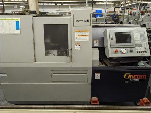 2001 Citizen M16 CNC Swiss Lathe | Automatics & Machinery Co. (1)