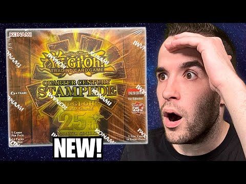 Opening Konami's INSANE NEW Yugioh Set! (Quarter Century Stampede)
