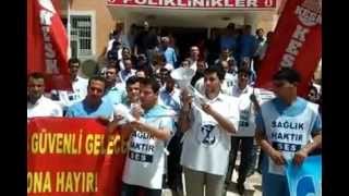 preview picture of video 'Memurlar grevde Suruç devlet hastahanesi'