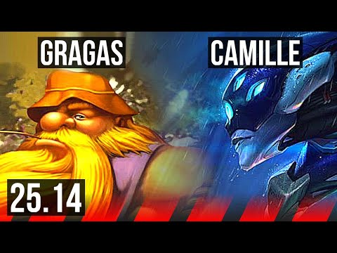 GRAGAS vs CAMILLE (TOP) | EUW Master | 25.14