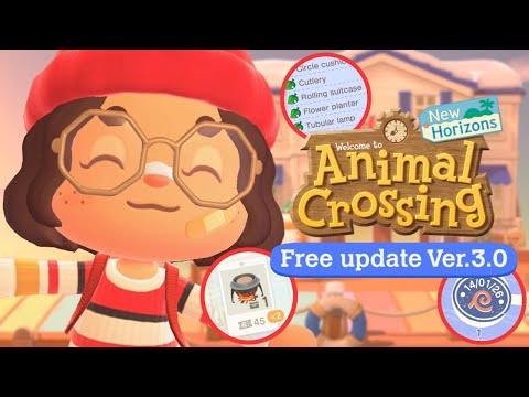 Everything New in the Animal Crossing 3.0 Update! New achievements, new items and new hotel
