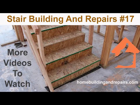 Stair Building And Construction Education Video Series Collection - Part 17