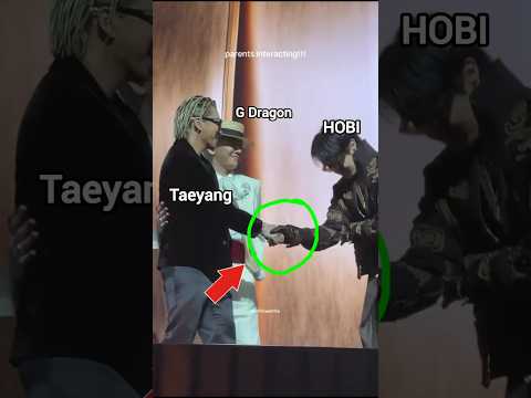 Legends 🔥Hobi's Reaction When Taeyang Did Handshake 🤝 #bts #jhope #shorts