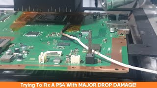 PlayStation 4 Drop Damage Repair - Blue Light Of Death (APU), Bad HDD, HDMI & Disc Drive!