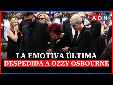 Multitudinario cortejo fúnebre para despedir a Ozzy Osbourne en Birmingham