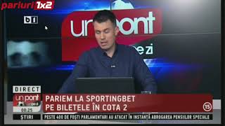 BILETUL ZILEI SPORTINGBET » “Mix” din tenis și fotbal în drumul spre profit!