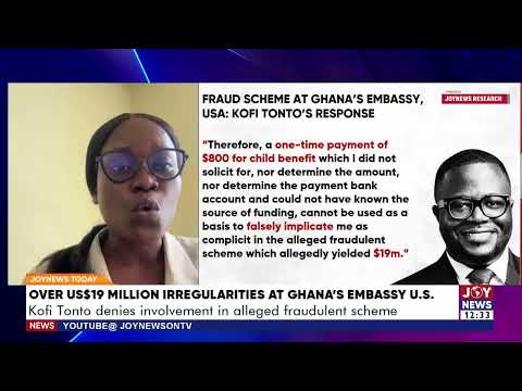 Over $19m Irregularities at Ghana's Embassy US: Kofi Tonto denies involvement in alleged scheme