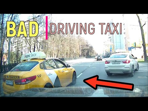 Dangerous Taxi Driver & Bad Drivers on the Road & Compilation on Dashcam