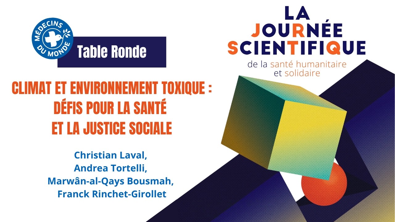 🎤 #JS2026 Table ronde – Climat et environnement toxique : défis pour la santé et la justice sociale