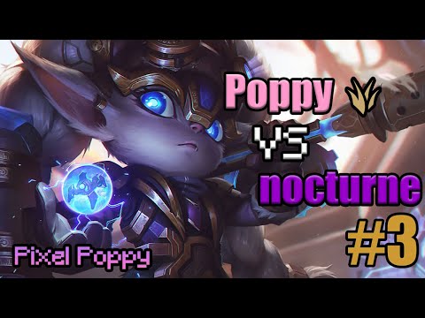 Poppy Jungle vs nocturne | Silver 3 elo | League of Legends #3