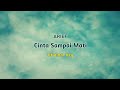 ARIEF CINTA SAMPAI MATI KARAOKE VERSION Original Key
