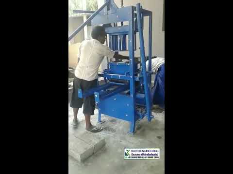 Hand Operated Manual Block Making Machine