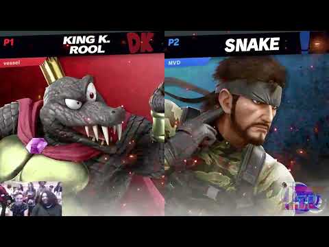 WaveDash 2023 Winners Quarter Final - MVD (Snake) Vs. Stitch (King K Rool) - SSBU Tournament