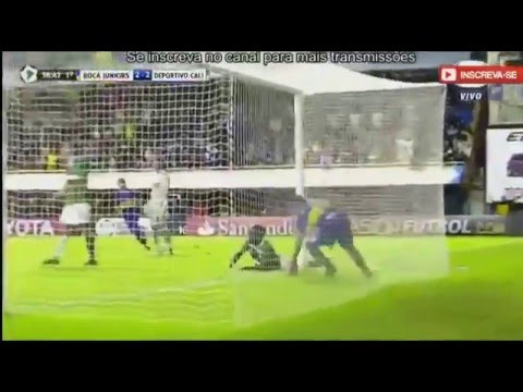 Copa Libertadores 2016 - 1º Gol Carlos Tevez - Boca Juniors 6 vs Deportivo Cali 2