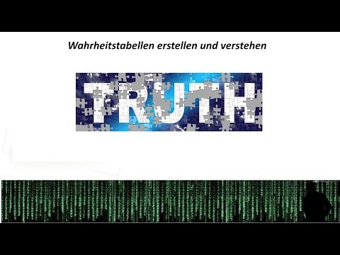 Wahrheitstabellen erstellen, verstehen und praktisch umsetzen - SPS programmieren lernen