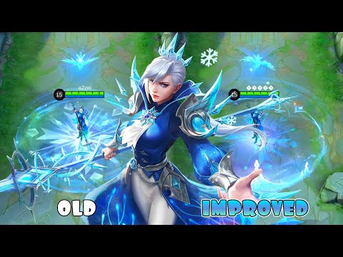 Silvana Queen Frost Improved Skill  VS OLD Skill Effects Comparison