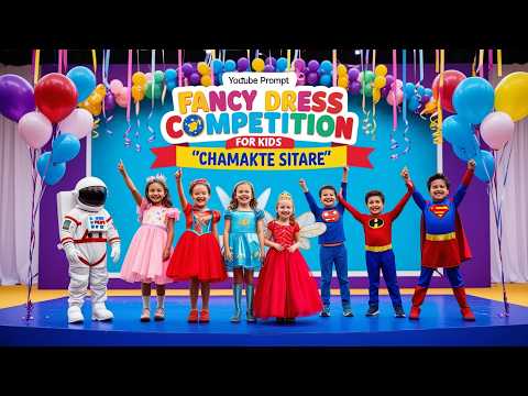 Fancy dress song for kids | Chamakte Sitare " kids Songs