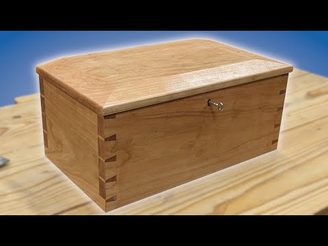 Hand Tools Only - Dovetailed Box With Lock
