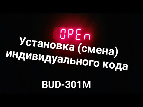 Установка (смена) индивидуального кода на домофоне VIZIT BUD-301M