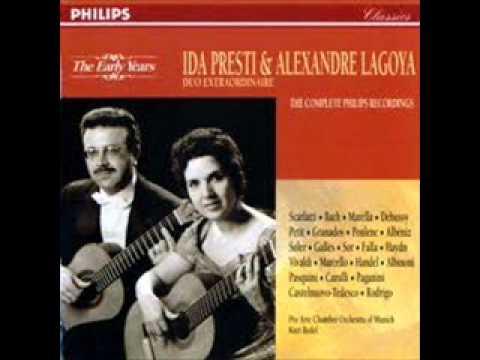 George Frideric Handel Chaconne in G (Ida Presti & A. Lagoya)
