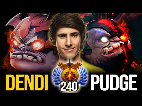 DENDI Pudge Boss Back To Mid!!! NONSTOP SPAMMING His SIGNATURE Hero | Pudge Official