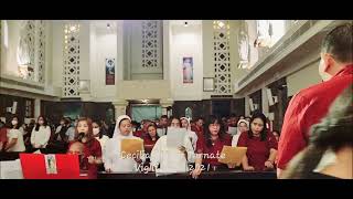 Download lagu Malam Kudus (L : Franz X Gruber, T : Paul Widyawan) - Lagu Natal - Misa Vigili Natal 2021 mp3