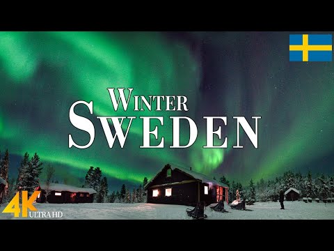 Winter Sweden 4K Ultra HD • Stunning Footage Sweden, Scenic Relaxation Film with Calming Music