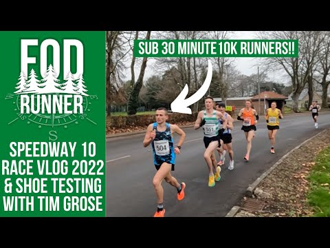 SUB 30 MINUTE 10K RUNNERS - SPEEDWAY 10k RACE Vlog 2022 + Shoe TESTING WITH @TimGrose | FOD Runner